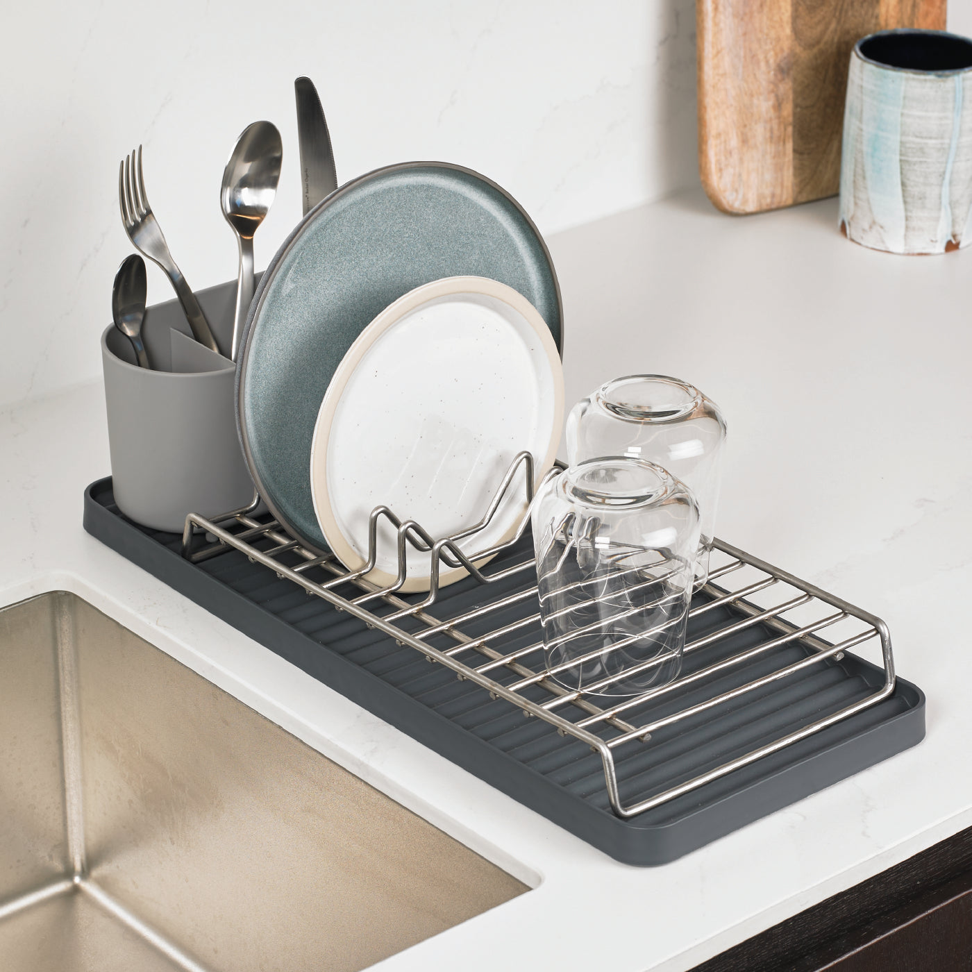 Drain Rack Modular Kitchen Compact Draining Rack – ReBorn Homes
