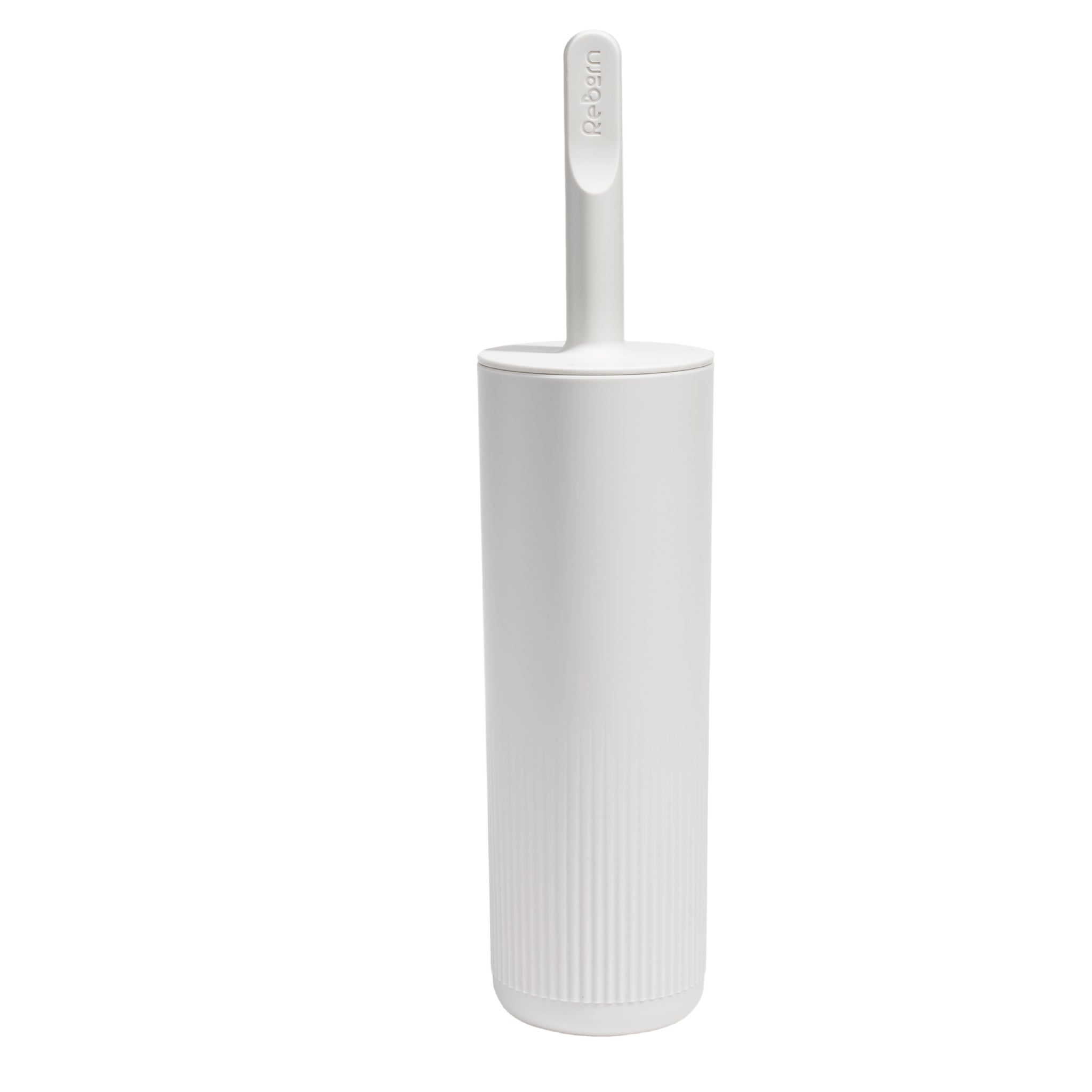 White toilet brush and holder sales