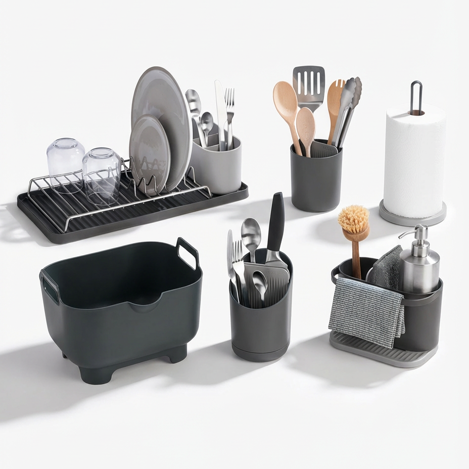 The ReBorn Compact Kitchen Range Bundle (Dark Grey)