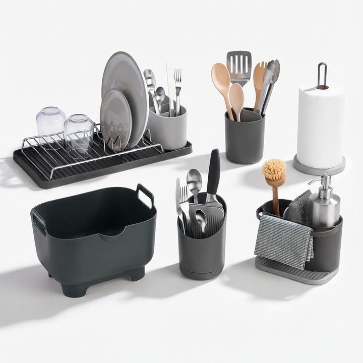 The ReBorn Compact Kitchen Range Bundle (Dark Grey)