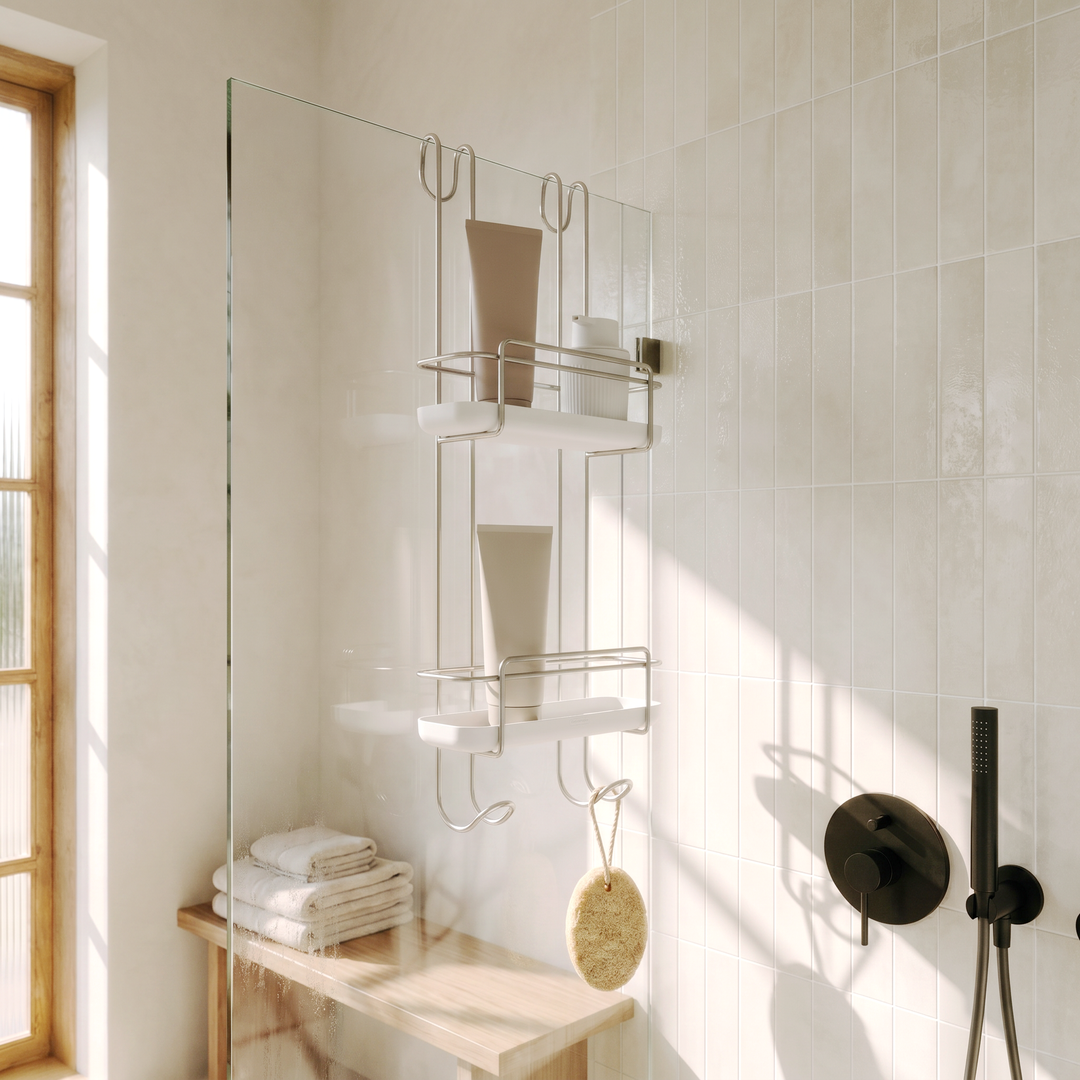 Two Tier Hook Over Shower Caddy