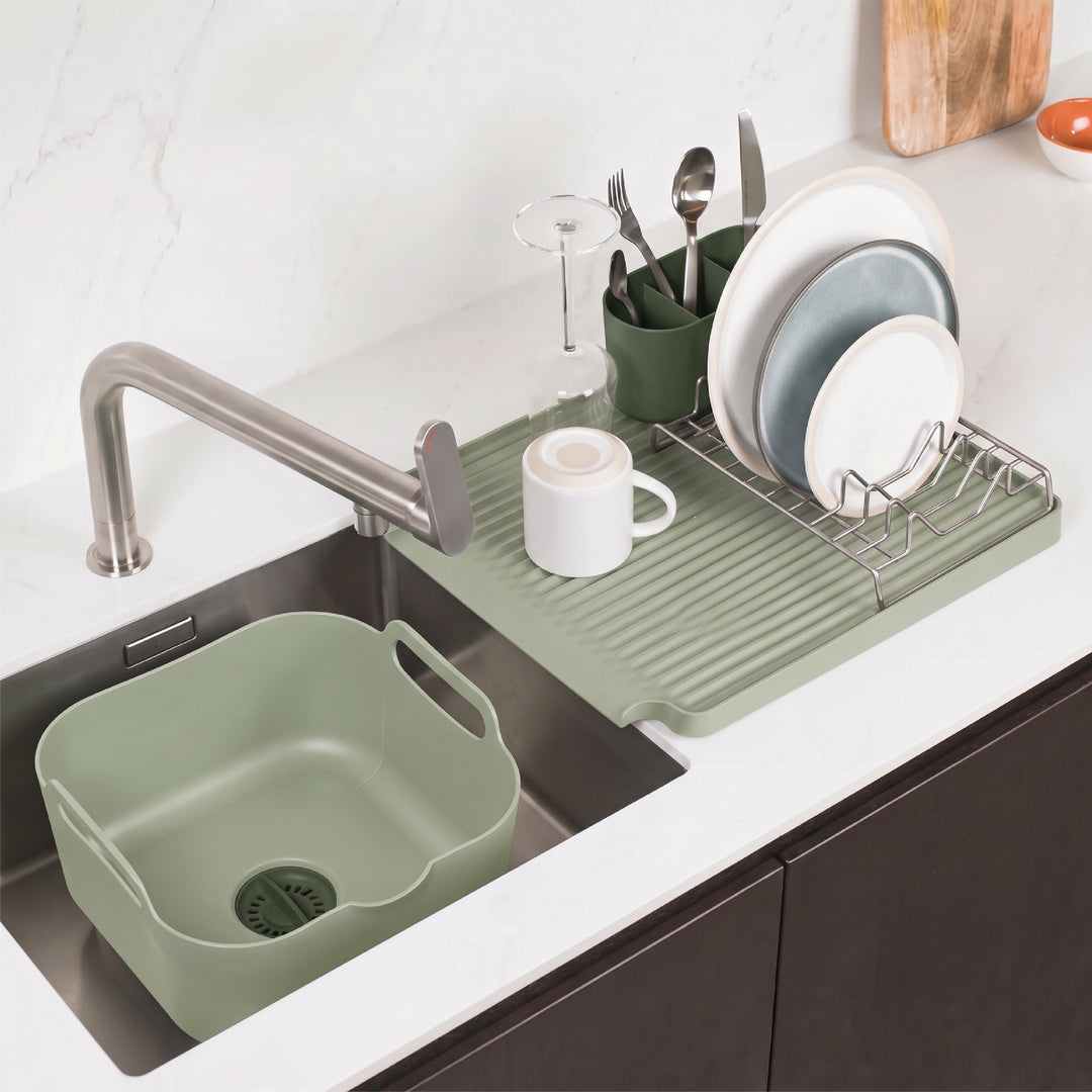 Large Draining Rack + Washing up bowl