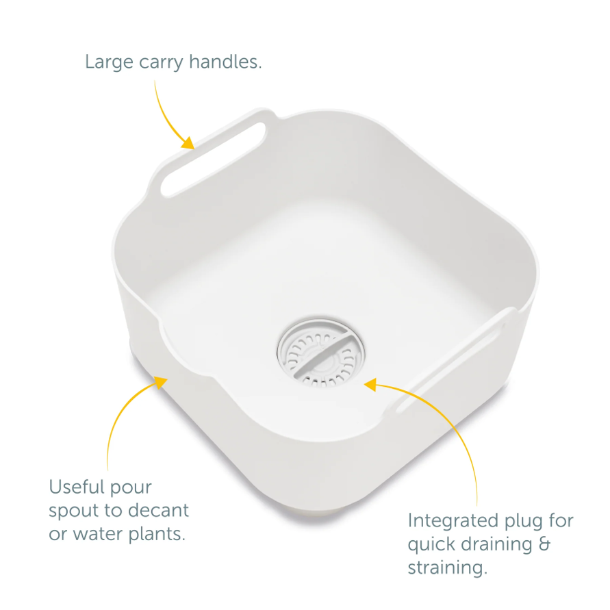 Large Draining Rack + Washing up bowl
