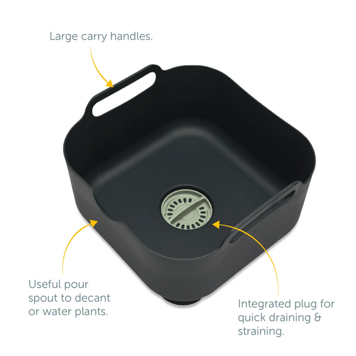 Large Draining Rack + Washing up bowl